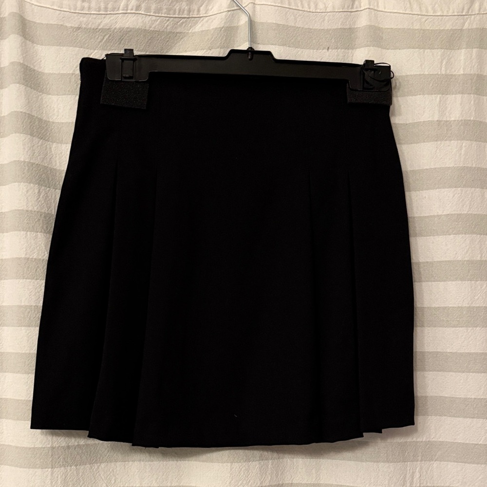 NWT Mango Black pleated mini Skirt, sz 0 - Picture 8 of 15